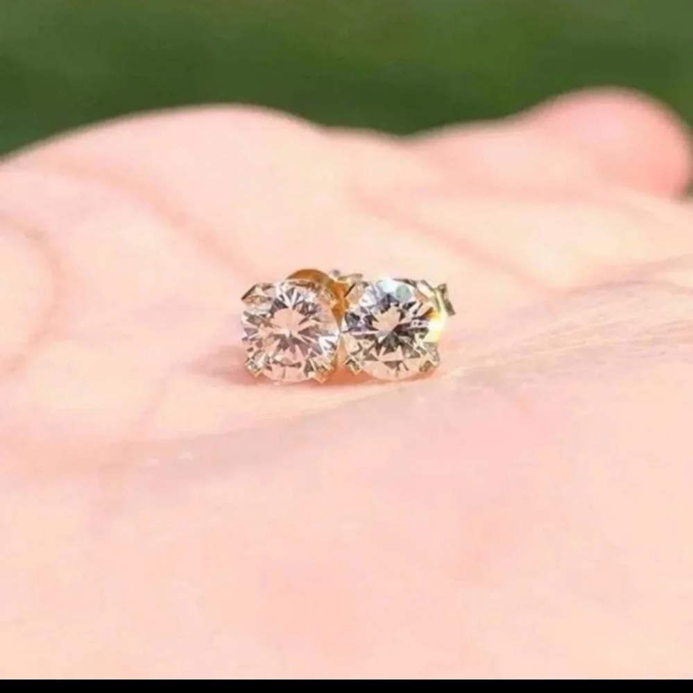 14k yellow gold earrings